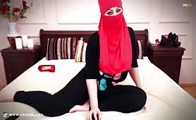AsiraMuslim | CKXGirl™ | Red Hijab | www.ckxgirl.com 