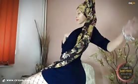 JasminMuslim | CKXGirl™ | Short Dress & Fishnet Stockings | www.ckxgirl.com 