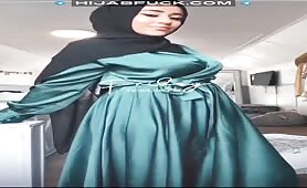 Hijab Muslim on TikTok in Long Dress